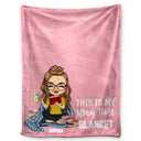 This is My Story Time Blanket - Book Reading Gift - Personalized Custom Fleece Blanket