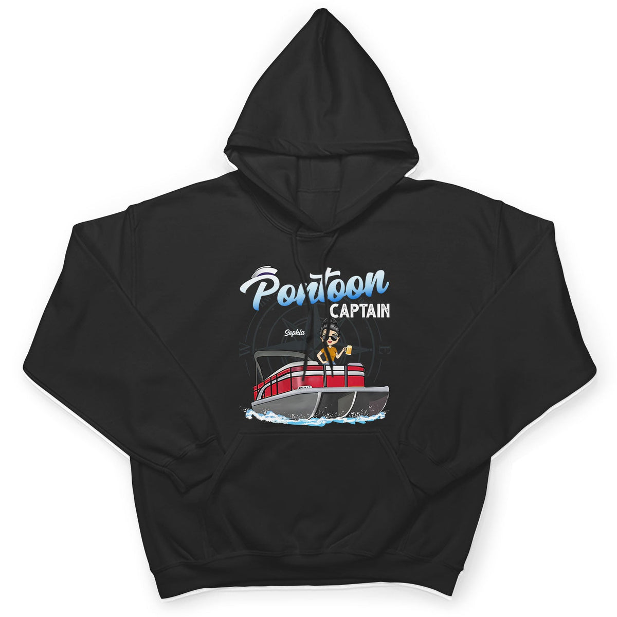 Boating Pontoon Captain - Birthday, Traveling, Cruising Gift For Pontooning Lovers, Travelers, Beach Lovers - Personalized Custom T Shirt