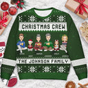 Christmas Crew - Gift For Family - Personalized Unisex Ugly Sweater