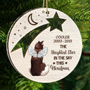 The Brightest Star In The Sky This Christmas - Dog Memorial Gift - Personalized 2-Layered Mix Ornament