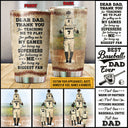 Personalized Baseball Dad And Child Best Dad Custom Child Custom Tumbler