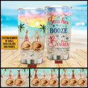 Personalized Beach Bestie Beaches Booze Besties Custom Tumbler