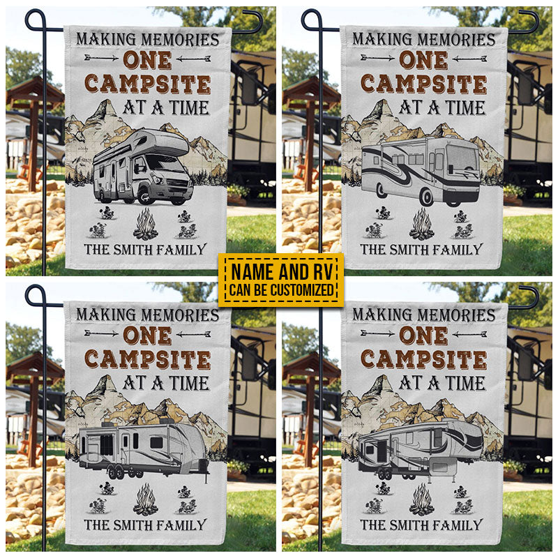 Personalized Camping Map Making Memories Customized Flag