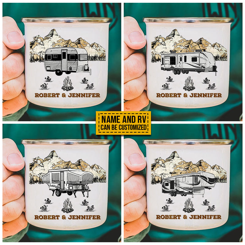 Personalized Camping Solves Problems Customized Campfire Mug