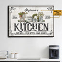 Personalized Farmhouse Kitchen Love Always Customized Poster