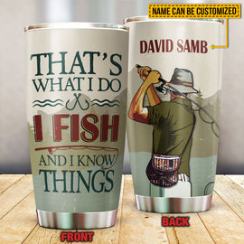 Personalized Fishing I Fish Customized Tumbler