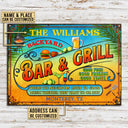 Personalized Grilling Summer Listen To The Good Music Custom Classic Metal Signs