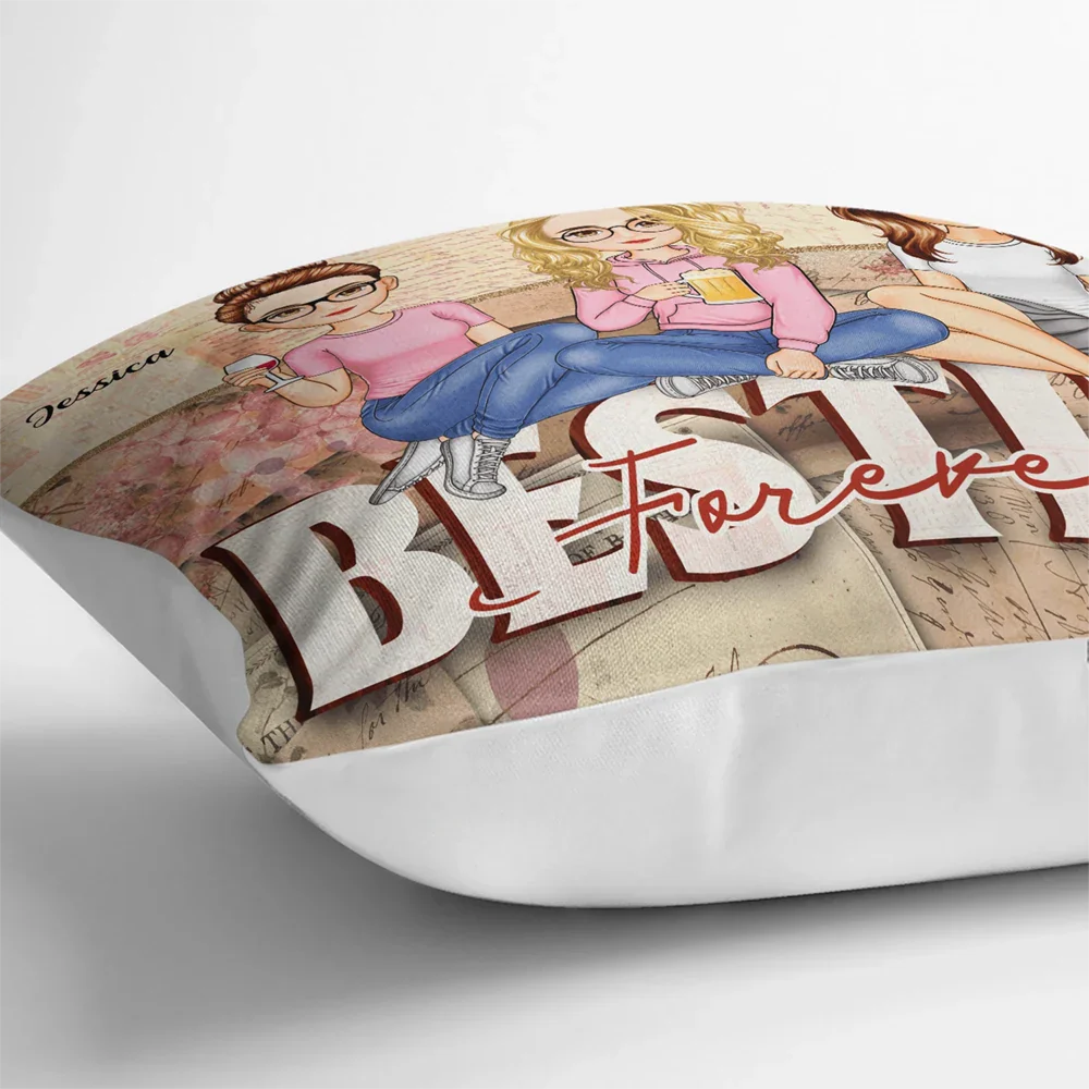 Besties Forever - Personalized Pillow