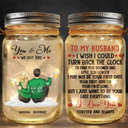 Christmas,Gift For Couples,Gift For Husband,Gift For Wife,Gift For Boyfriend,Gift For Girlfriend,Love - You And Me We Got This I Wish I Could Christmas Couples - Personalized Mason Jar Light