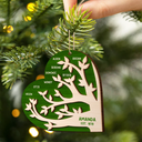 Family - Family Tree Christmas - Personalized 2-Layered Wooden Ornament