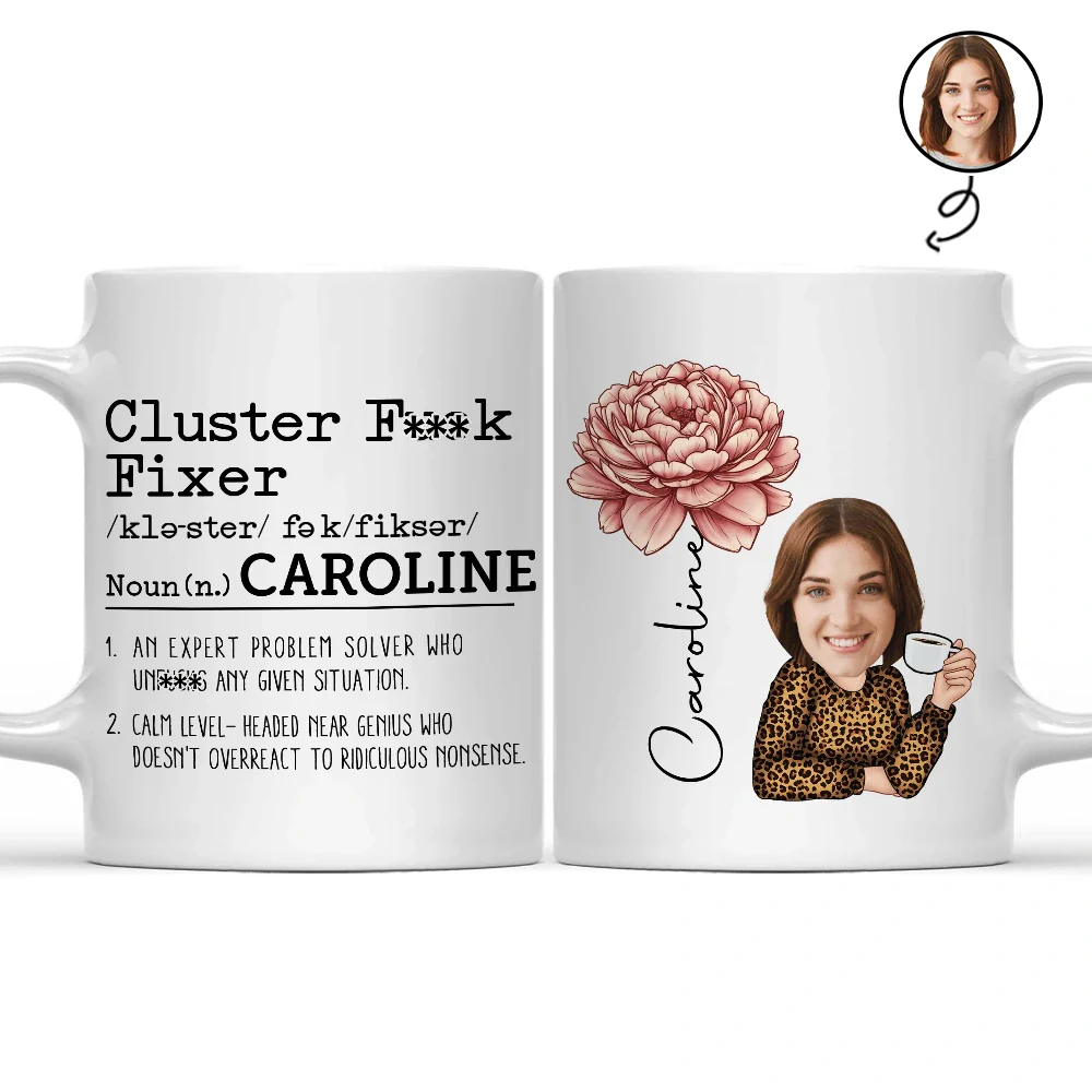 Gifts For Colleagues - Custom Photo Funny Problem Solvers - Personalized Mug