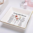 Gift For Bestie - Thank You For The Laughter - Personalized Ring Dish