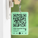 Gift For Couples, Gift For Husband, Gift For Boyfriend, Gift For Wife, Gift For Girlfriend - Started With A Message Song QR Code Couples - Personalized Acrylic Keychain