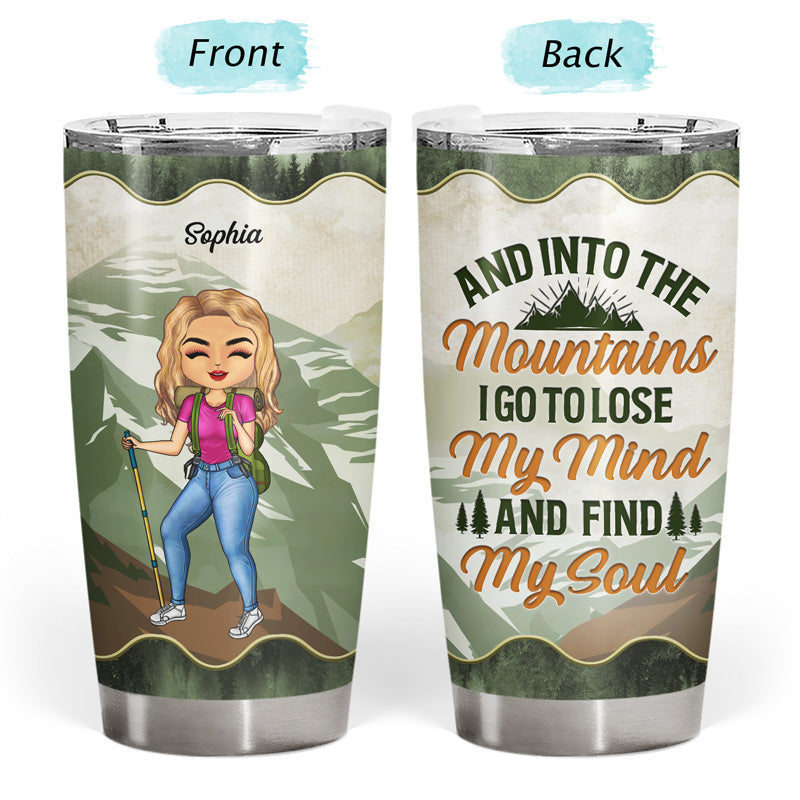 Just A Girl Who Loves Hiking - Gift For Hiking Lovers - Personalized Custom Tumbler