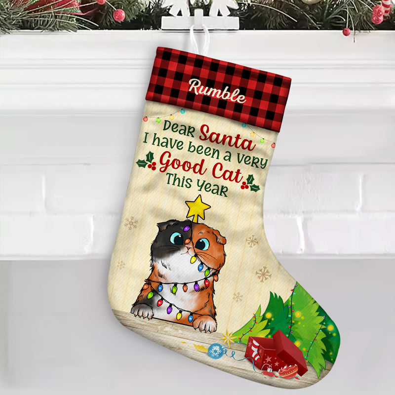 On The Naughty List And I Regret Nothing Cat Dog - Gift For Dog Lovers & Cat Lovers - Personalized Custom Christmas Stocking