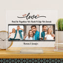 Custom Photo Every Love Story Is Beautiful Couple - Anniversary Gift For Couples - Personalized Custom Horizontal Rectangle Acrylic Plaque