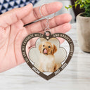 Custom Photo You Are My Favorite Hello And Hardest Goodbye - Memorial Gift For Dog And Cat Lovers - Personalized Custom Heart Shaped Acrylic Keychain