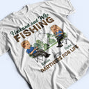 Fishing Partners For Life Husband Wife - Couple Gift - Personalized Custom T Shirt