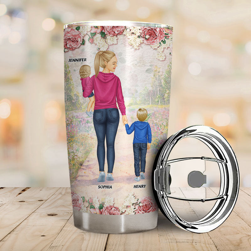 In The Eyes, Heart, And Mind Of Your Child You Are Super Mom - Mother Gift - Personalized Custom Tumbler