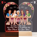 It Reminds You How Much We Love You - Birthday, Loving Gift For Mom, Mother, Grandma, Grandmother - Personalized Custom 3D Led Light Wooden Base