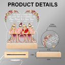 It Reminds You How Much We Love You - Birthday, Loving Gift For Mom, Mother, Grandma, Grandmother - Personalized Custom 3D Led Light Wooden Base