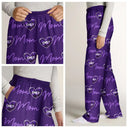 Christmas,Gift For Grandparents,Love - Nana Papa Mom Dad Sweethearts Custom Title And Names - Personalized Pajama Pants