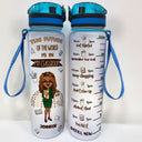 Teacher Of Tiny Humans - Gift For Teachers - Personalized Custom Water Tracker Bottle