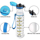 Might Be Water Might Be - Personalized Custom Water Tracker Bottle