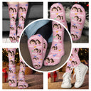 Custom Photo Bestie Forever Hashtag - Gift For Bestie - Personalized Socks