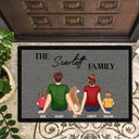 All Family With Pets - Gift For Family - Personalized Doormat