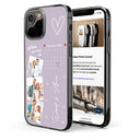 Custom Photo Calendar The Day Our Journey Began Multiple Background Color - Gift For Couples - Personalized Clear Phone Case