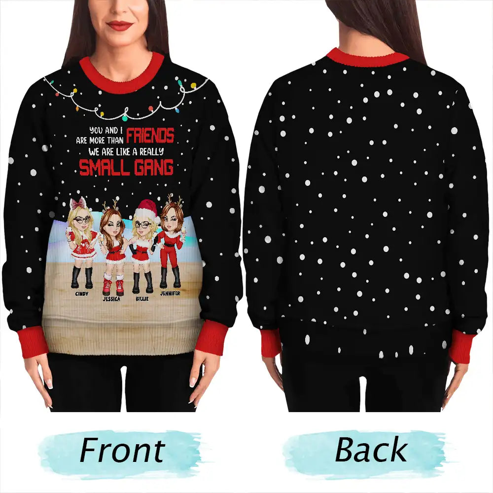 A Really Small Gang - Personalized Unisex Ugly Sweater