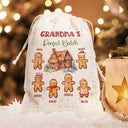 Christmas,Gift For Grandma,Gift For Grandpa,Gift For Mother,Gift For Father,Happy - Grandma's Grandpa's Mom's Dad's Perfect Batch Gingerbread Cookies - Personalized Favor Bag