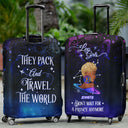 Zodiac Sign Girls Don't Wait For The Prince Traveling - Personalized Custom Luggage Cover