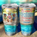 I Love You To The Beach And Back Best Friends - Best BFF Gift - Personalized Custom 30 Oz Tumbler