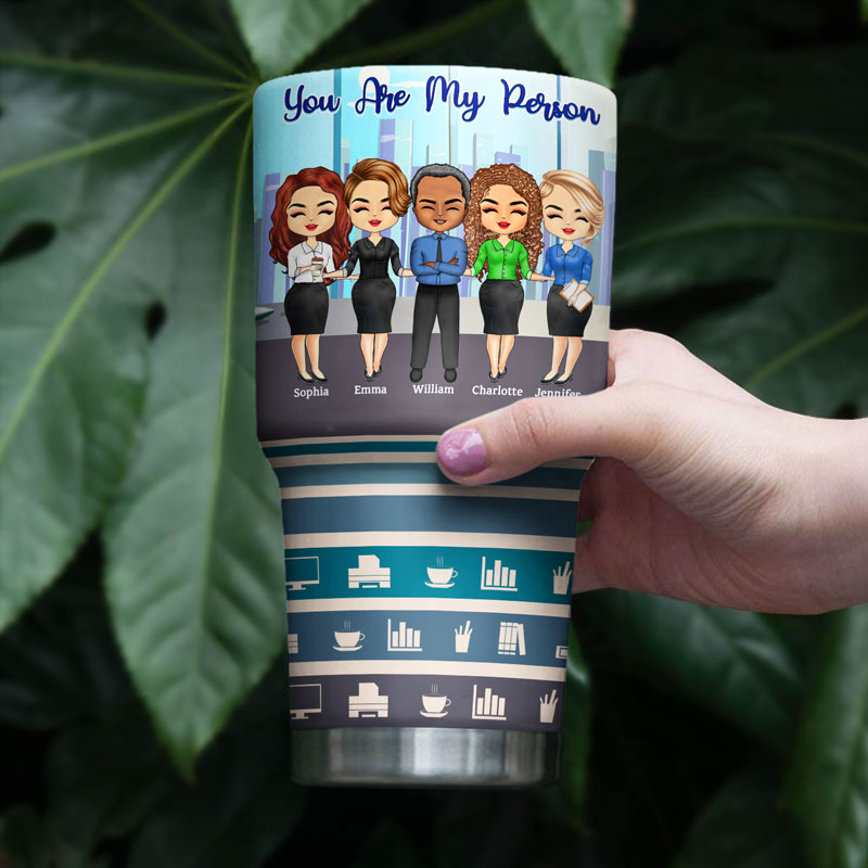 Work Made Us Colleagues Office Worker - Gift For Colleagues And Friends - Personalized Custom 30 Oz Tumbler