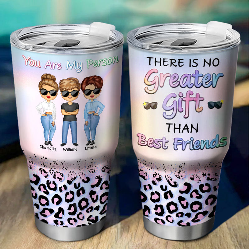 Best Friends Are The Sisters We Choose For Ourselves - Gift For BFF And Sibling - Personalized Custom 30 Oz Tumbler