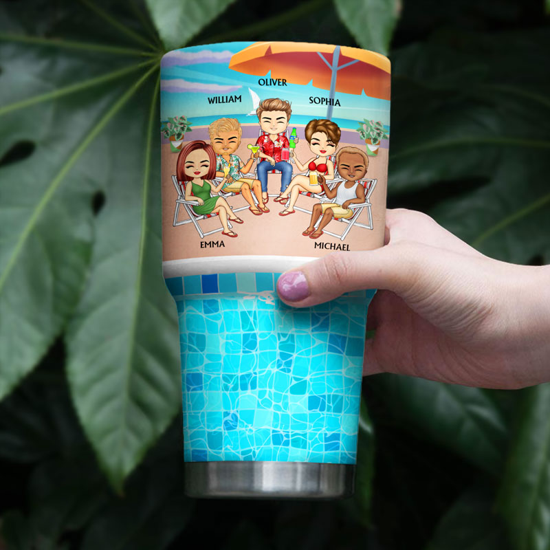 Forget Sugar And Spice We're Full Of Sarcasm And Profanity - Gift For Best Friends - Personalized Custom 30 Oz Tumbler