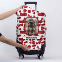 Custom Photo Catch Flights Not Feelings - Gift For Travel Lovers - Personalized Custom Luggage Cover