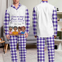 Losing My Mind One Kid At A Time - Anniversary, Birthday Gift For Spouse, Husband, Wife, Mom, Dad - Personalized Custom Long Pajamas Set