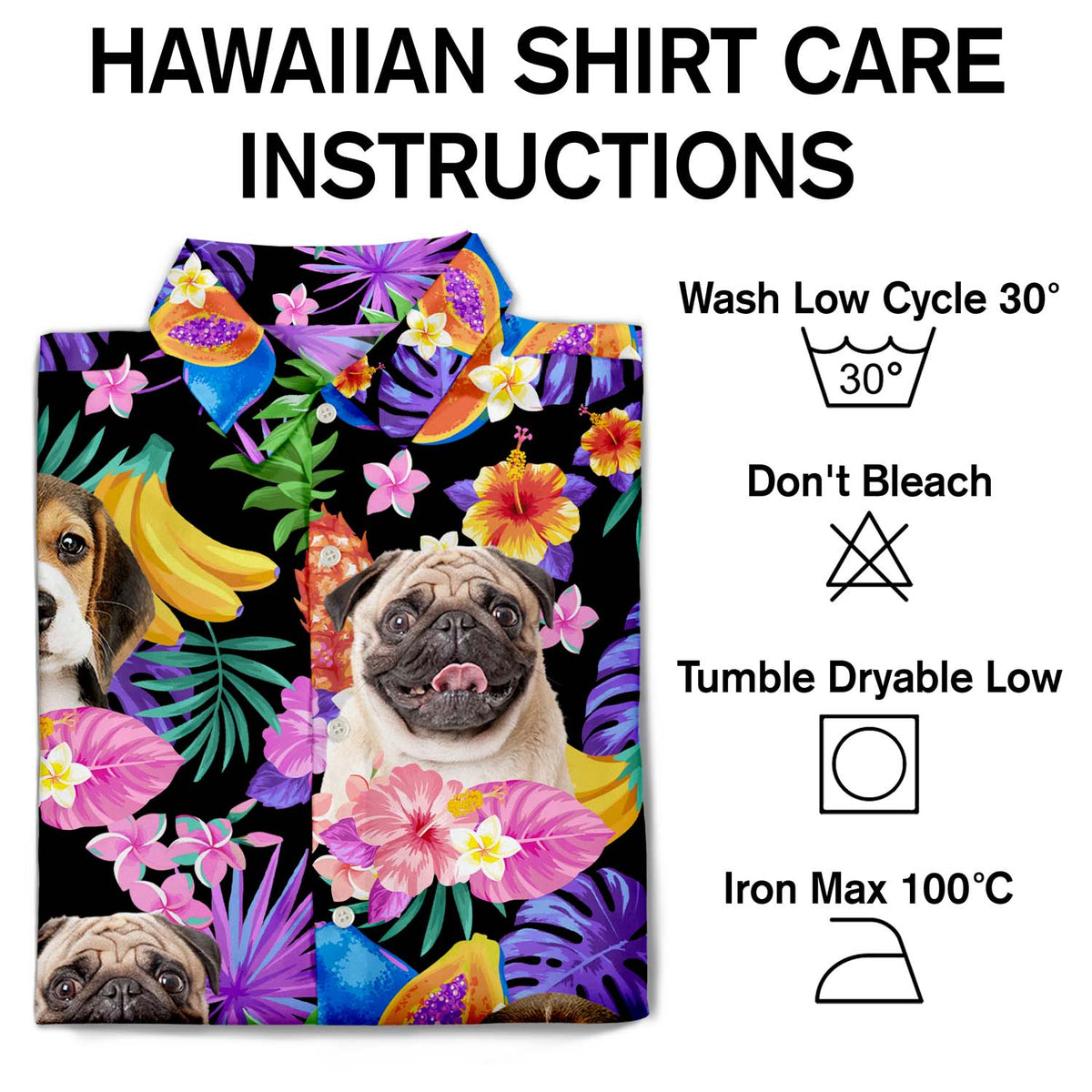 Custom Photo Funny Family Pet Tropical - Gift For Pet Lovers, Dog Lovers, Cat Lovers - Personalized Custom Hawaiian Shirt