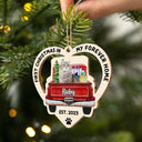 Custom Photo In My Forever Home - Christmas Gift For Pet Lovers - Personalized Wooden Cutout Ornament