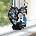 Gift For Couples, Family - Forever In My Heart - Personalized Window Hanging Suncatcher Ornament