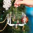 Gift For Grandparents, Parents Family - A Limb Has Fallen - Personalized Medallion Acrylic Ornament