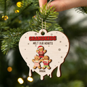 Gift For Grandma, Gift For Kids - Melt Our Heart - Personalized 2-Layered Wooden Ornament