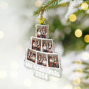 Gift For Kids, Gift For Grandparents - Custom Photo Christmas Tree My Grandkids - Personalized Custom Shaped Acrylic Ornament