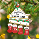 Gift For Couples,Gift For Husband,Gift For Wife,Parents,Gift For Grandma,Gift For Mother,Gift For Father,Gift For Grandpa,Gift For Grandparents,Gift For Kids,Gift For Daughter,Gift For Son,Gift For Sibling,Gift For Sisters,Gift For Brothers,Family - Christmas Family Stockings - Personalized Wooden Ornament With Wooden Tag