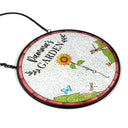 Gift For Women, Gift For Mother, Gift For Grandma - Sunflowers Grandma's Garden - Personalized Stained Glass Window Hanging Suncatcher