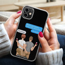 Gift For Couples, Gift For Husband, Gift For Wife, Gift For Boyfriend, Gift For Girlfriend - Custom Photo Love Text Messages Couple - Personalized Clear Phone Case