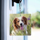 Custom Photo Once By My Side Forever In My Heart Dogs Cats - Pet Memorial Gift - Personalized Custom Acrylic Keychain